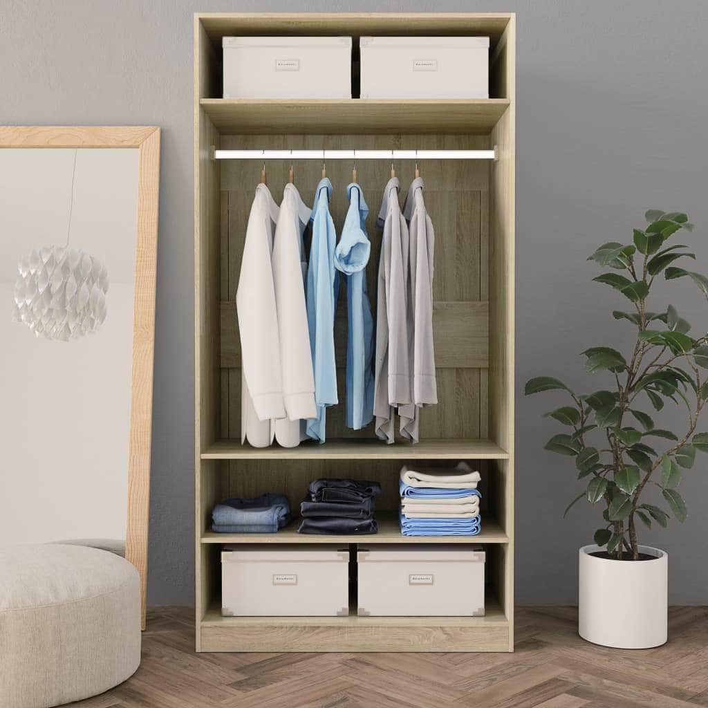 Wardrobe Sonoma Oak Chipboard