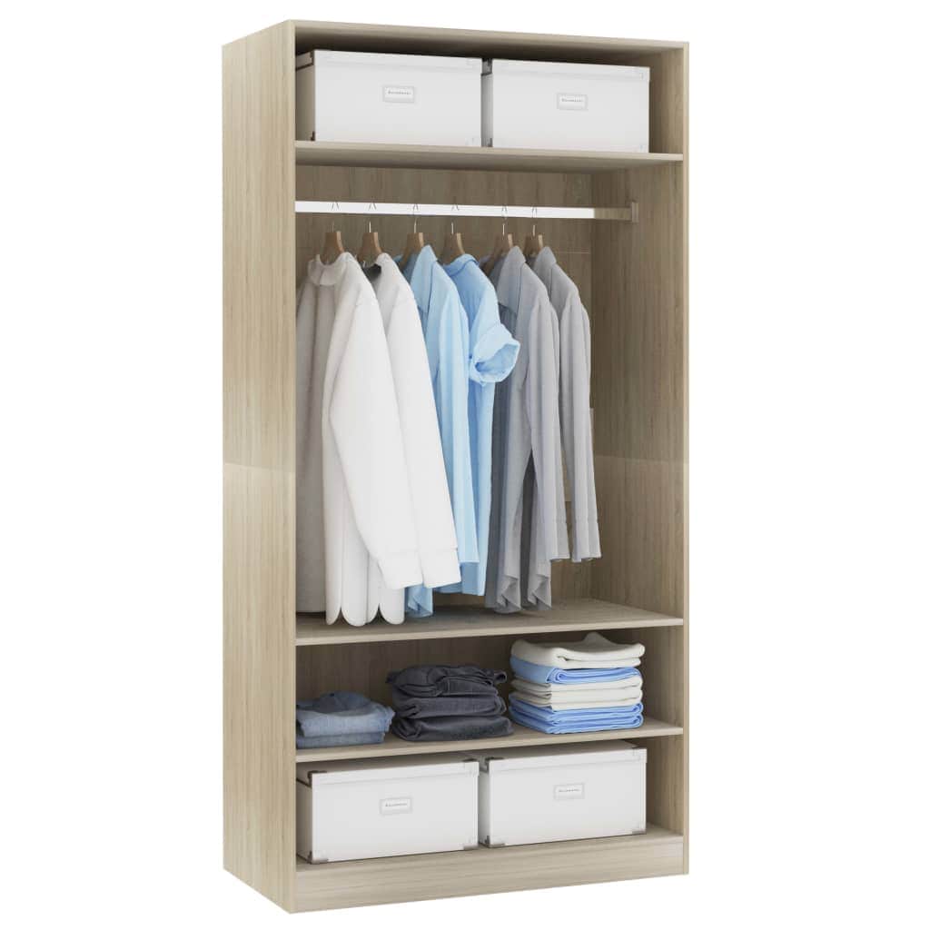 Wardrobe Sonoma Oak Chipboard
