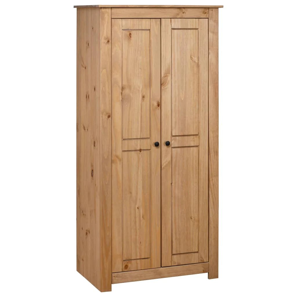 Wardrobe White Solid Pine Panama Range