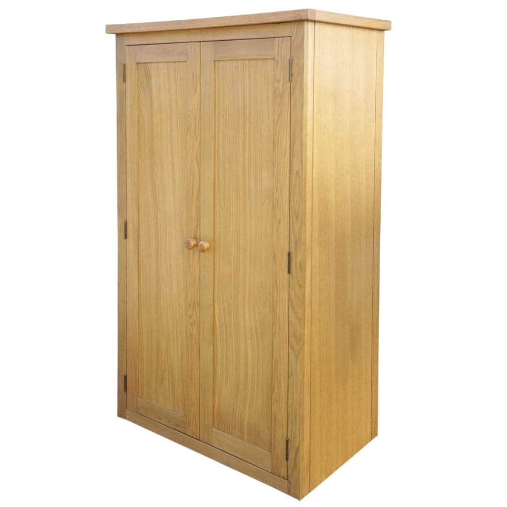 Wardrobe with 1 Drawer  Solid Oak Wood