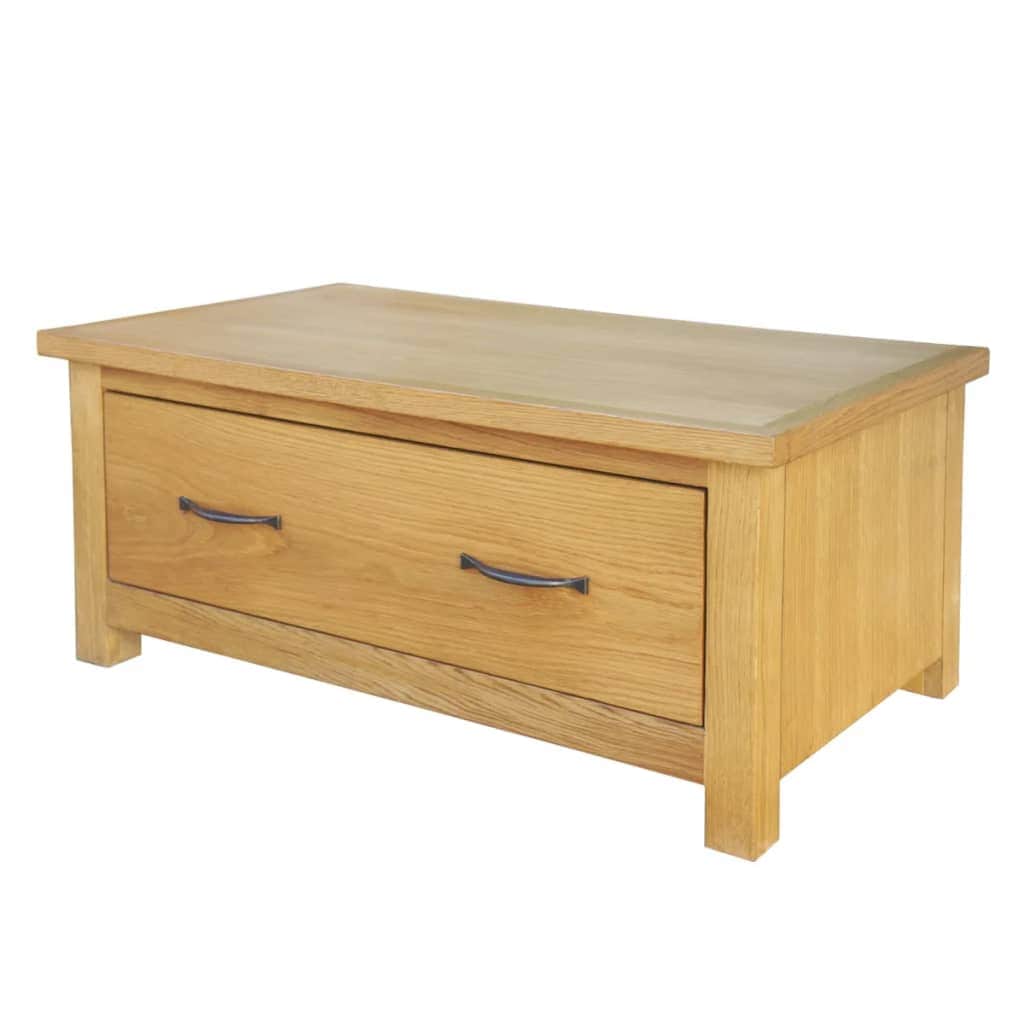 Wardrobe with 1 Drawer  Solid Oak Wood
