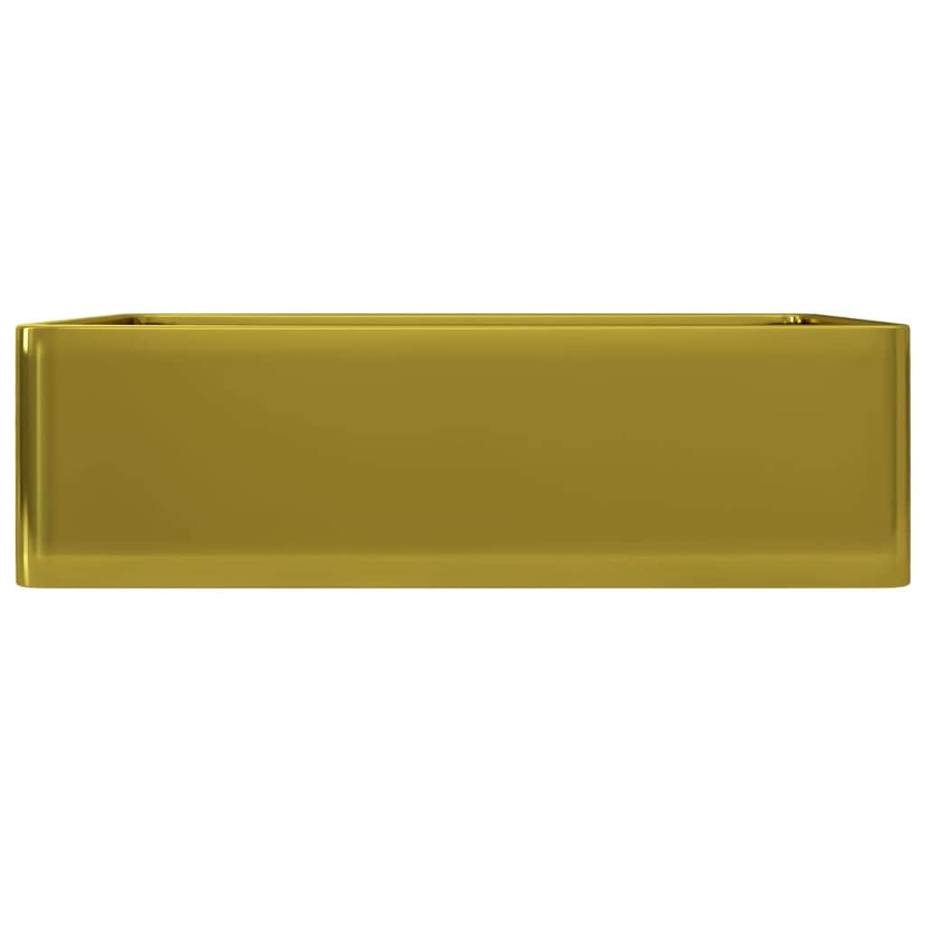 Wash Basin Ceramic - Gold