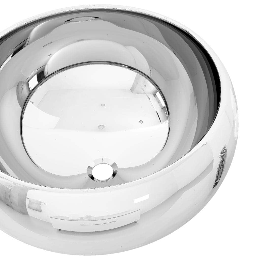 Wash Basin Ceramic (Silver)