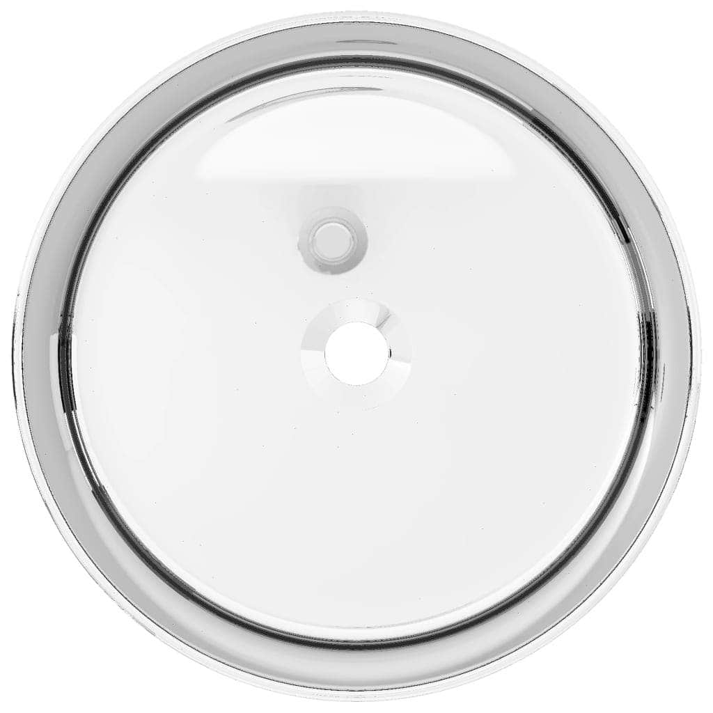 Wash Basin Ceramic {Silver}