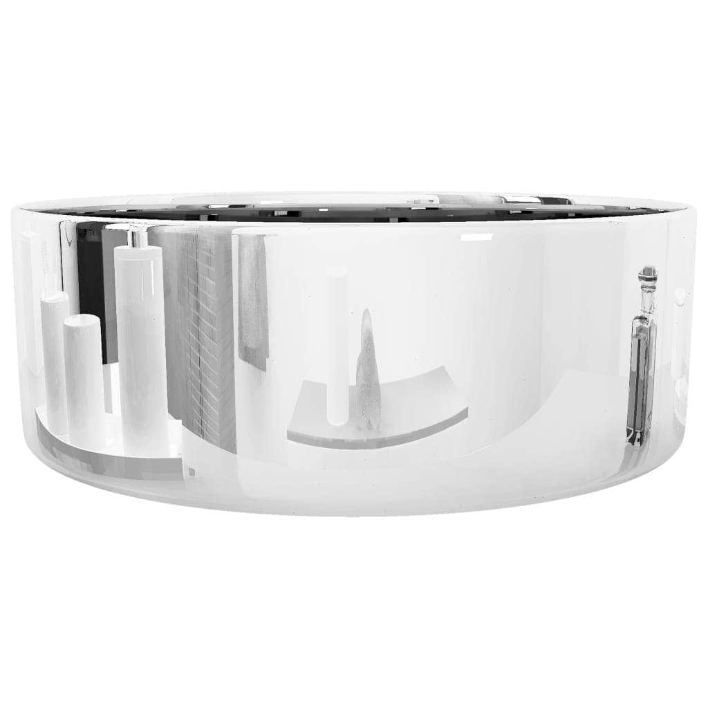 Wash Basin Ceramic {Silver}