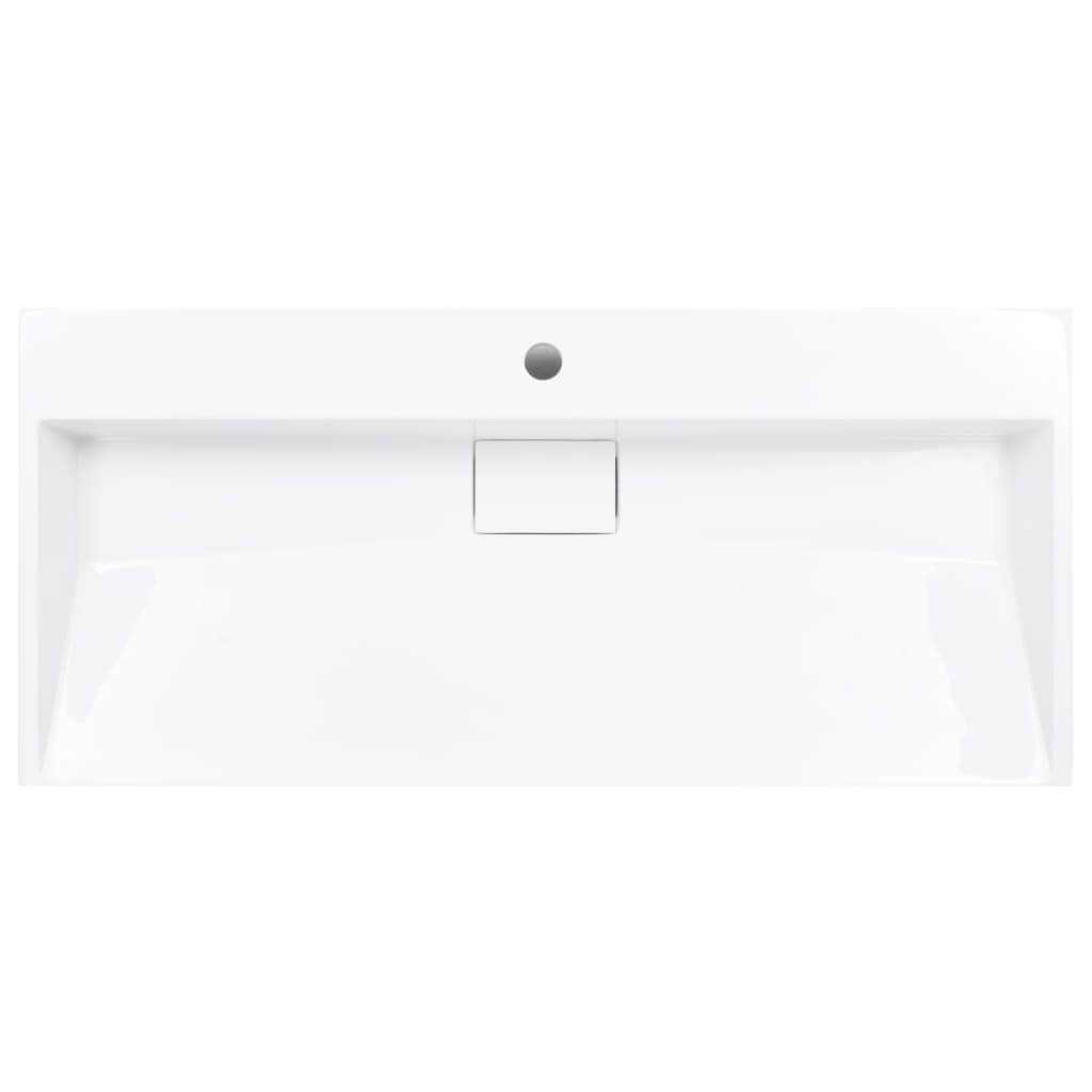 Wash Basin  Mineral Cast/Marble Cast {White}