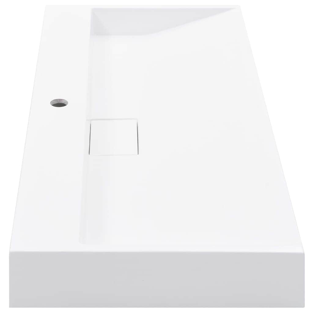 Wash Basin  Mineral Cast/Marble Cast {White}