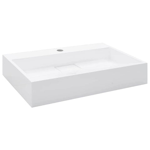 Wash Basin Mineral Cast/Marble Cast -White