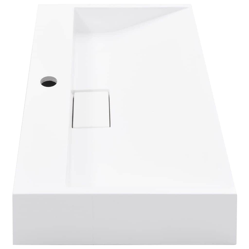 Wash Basin Mineral Cast/Marble Cast -White