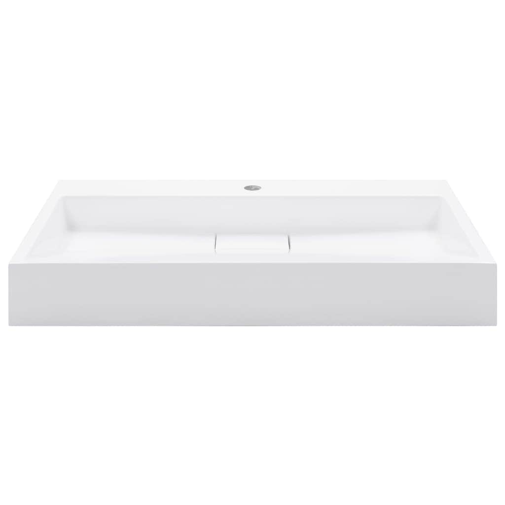 Wash Basin  Mineral Cast/Marble Cast , White