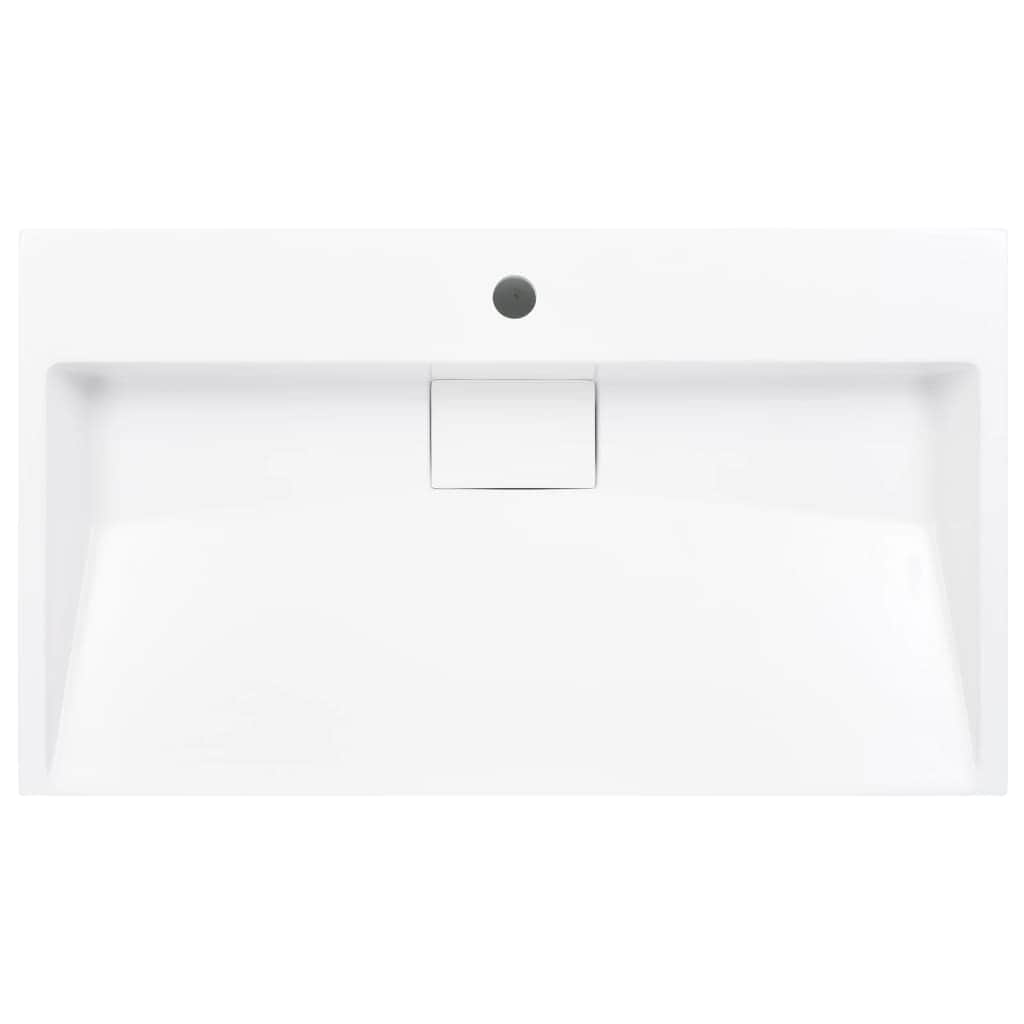 Wash Basin  Mineral Cast/Marble Cast , White