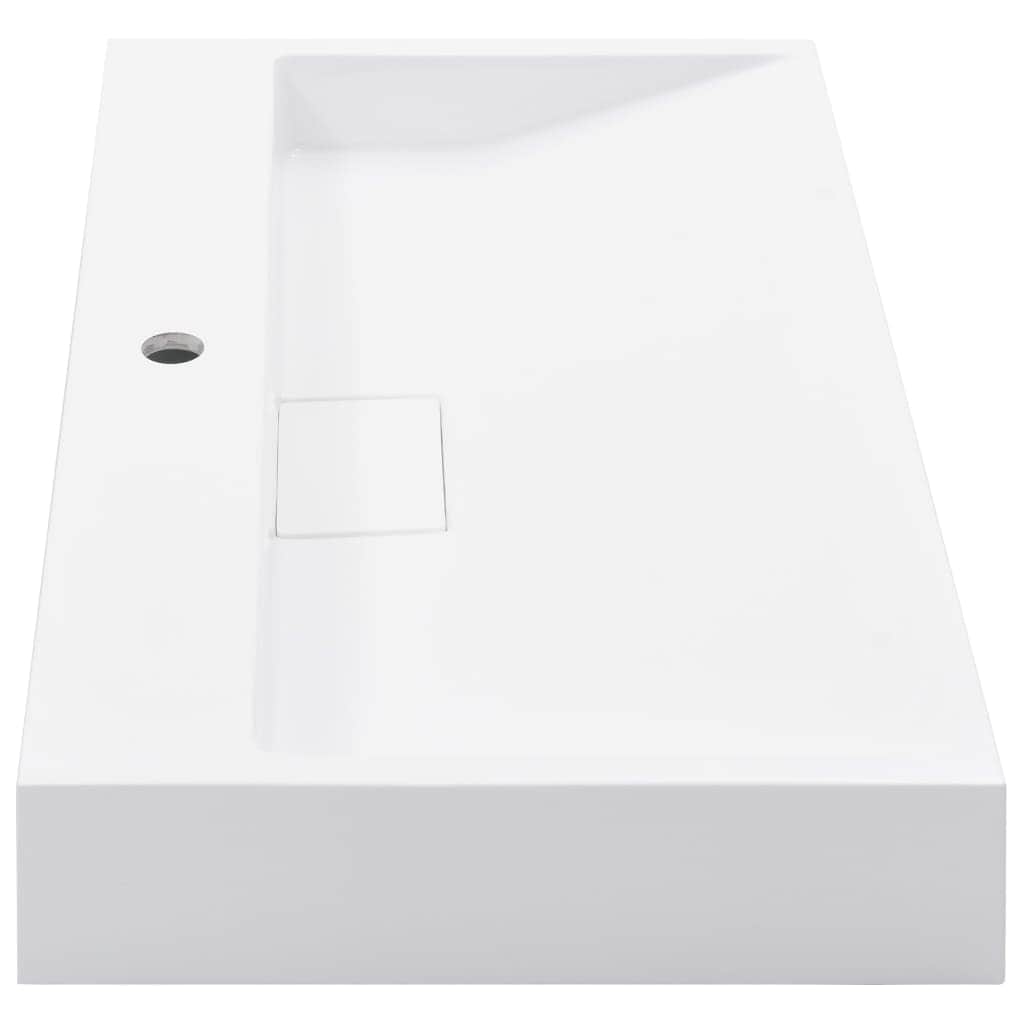 Wash Basin  Mineral Cast/Marble Cast , White