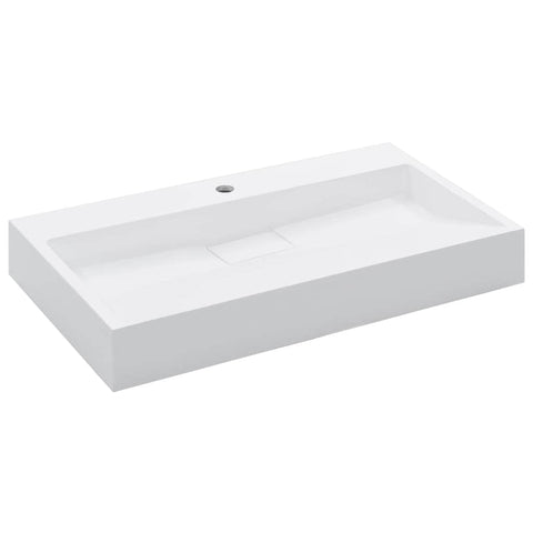 Wash Basin  Mineral Cast/Marble Cast , White