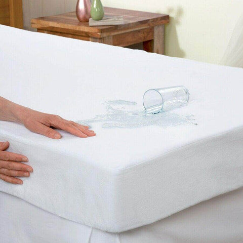 Waterproof Fitted Mattress Protector King/Queen/Double/King Single/Single Bed