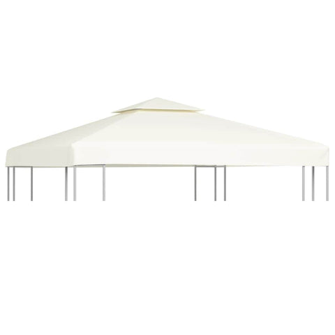 Waterproof Gazebo Cover Canopy  Cream White