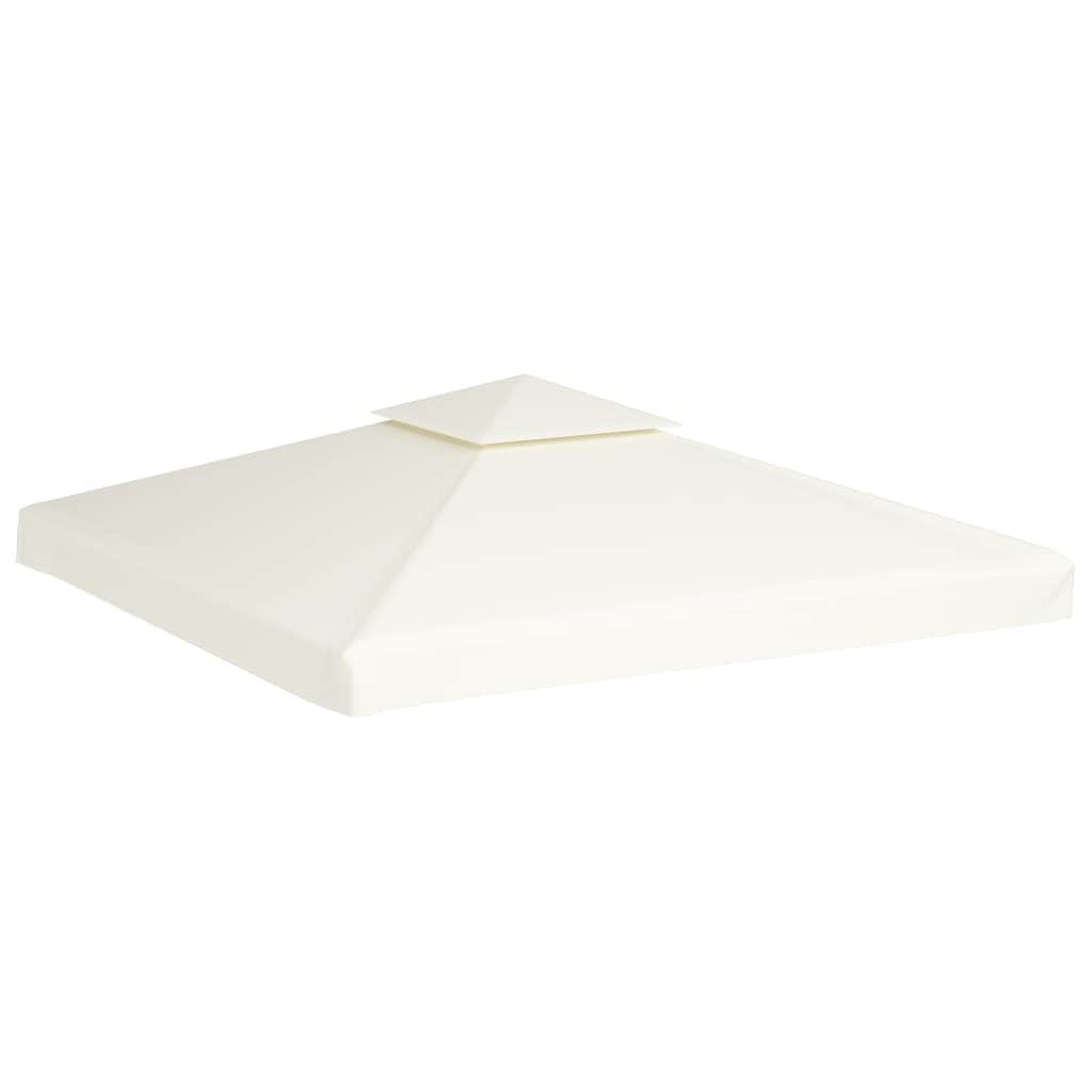 Waterproof Gazebo Cover Canopy  Cream White