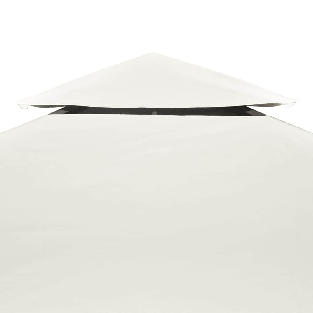 Waterproof Gazebo Cover Canopy  Cream White