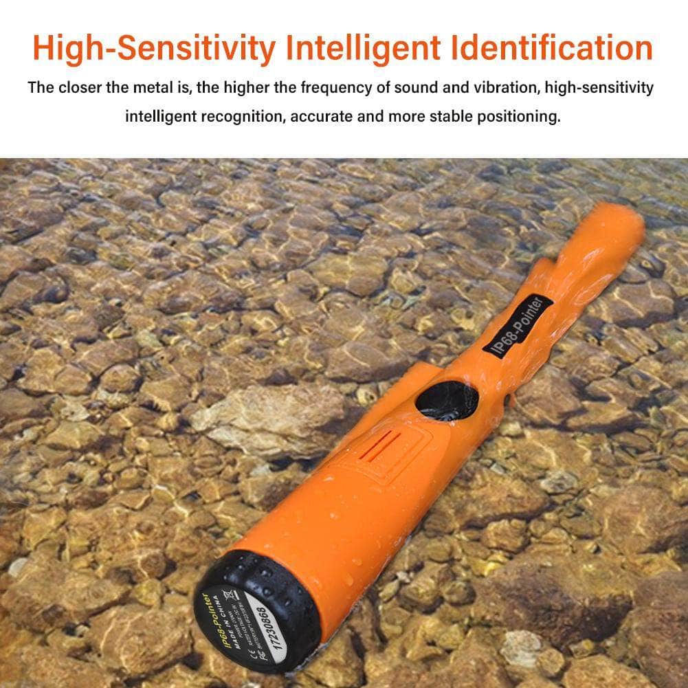 Waterproof Handheld Metal Detector With Positioning Stick - Ip68