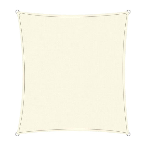 Waterproof Outdoor Shade Sail Canopy Sun Cloth  Square 4x4M