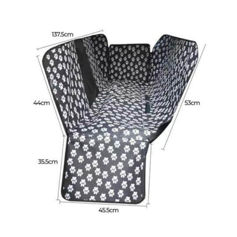 Waterproof Pet Car Seat Hammock with Mesh Window