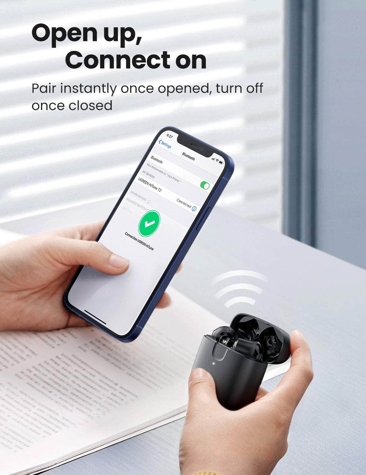 waterproof  Wireless Earbuds Black