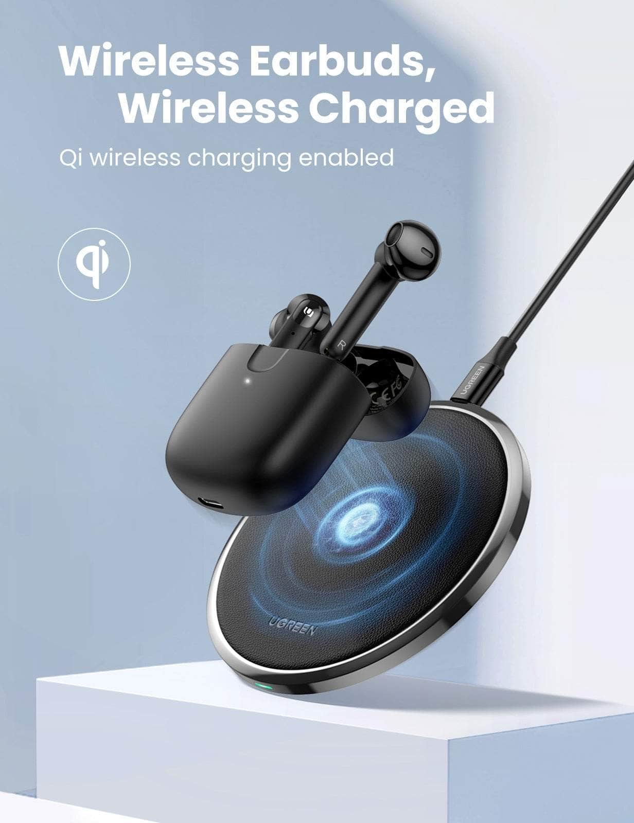 waterproof  Wireless Earbuds Black
