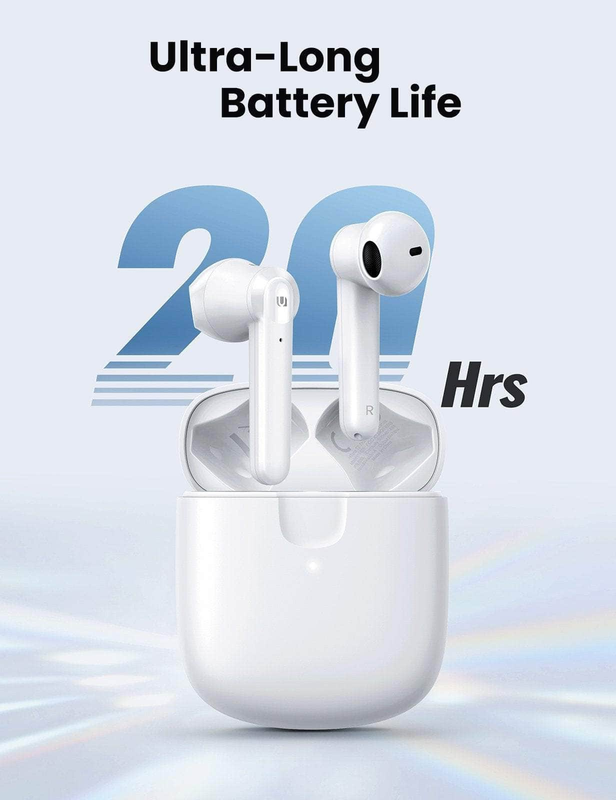 waterproof  Wireless Earbuds-white