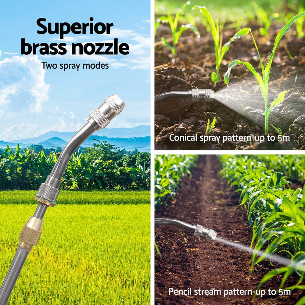 50L Weed Sprayer Boom Pump Spot Spray with Herbicides - photo 8
