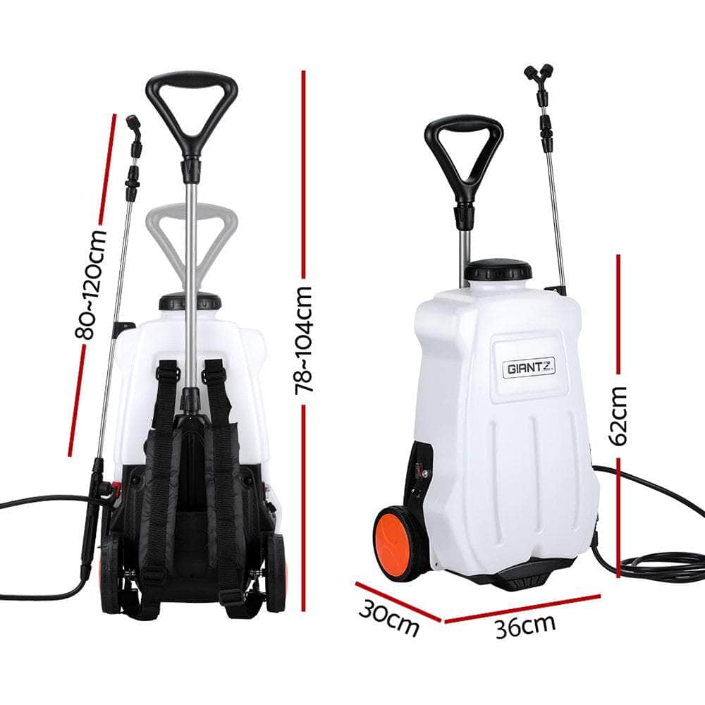 Weed Sprayer Electric 20L Backpack Trolley