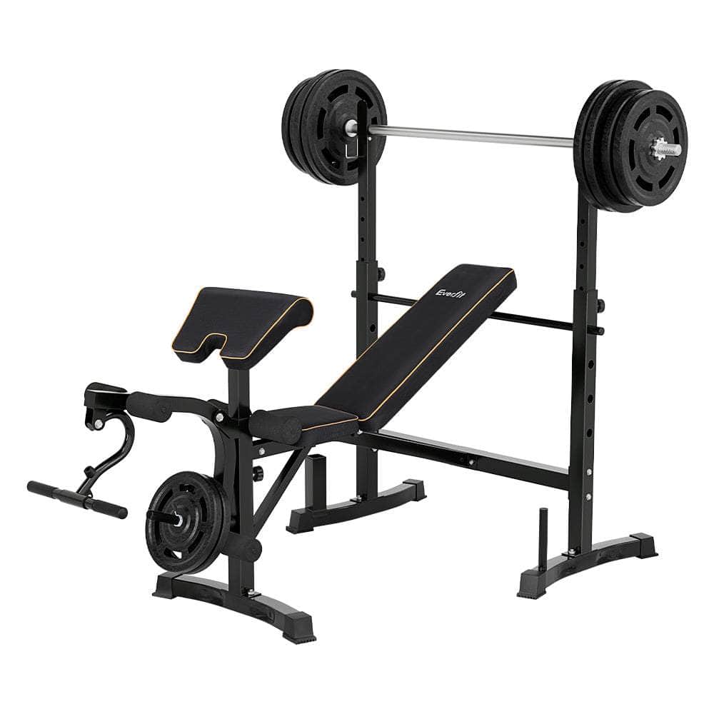 Weight Bench 10 In 1 Bench Press Home Gym Station 330Kg Capacity