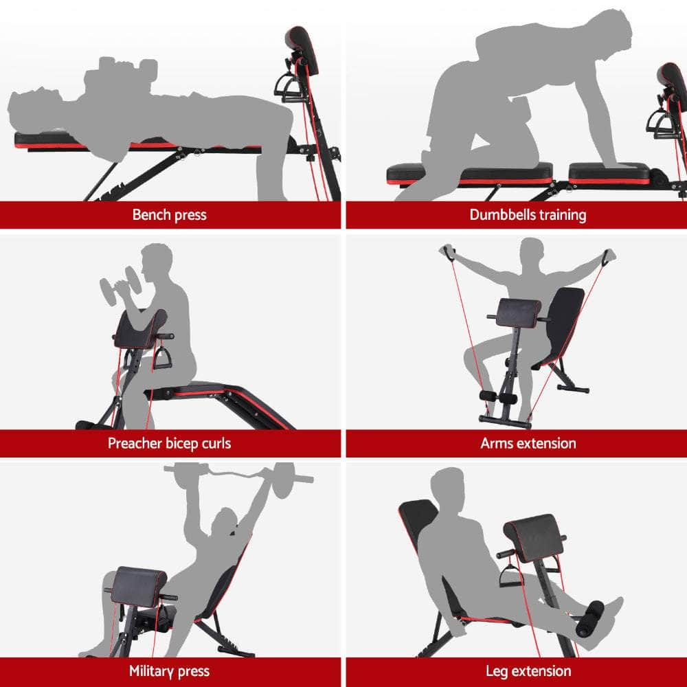 Weight Bench Adjustable Preacher Curl Bench Press Dumbbell Stool 260kg