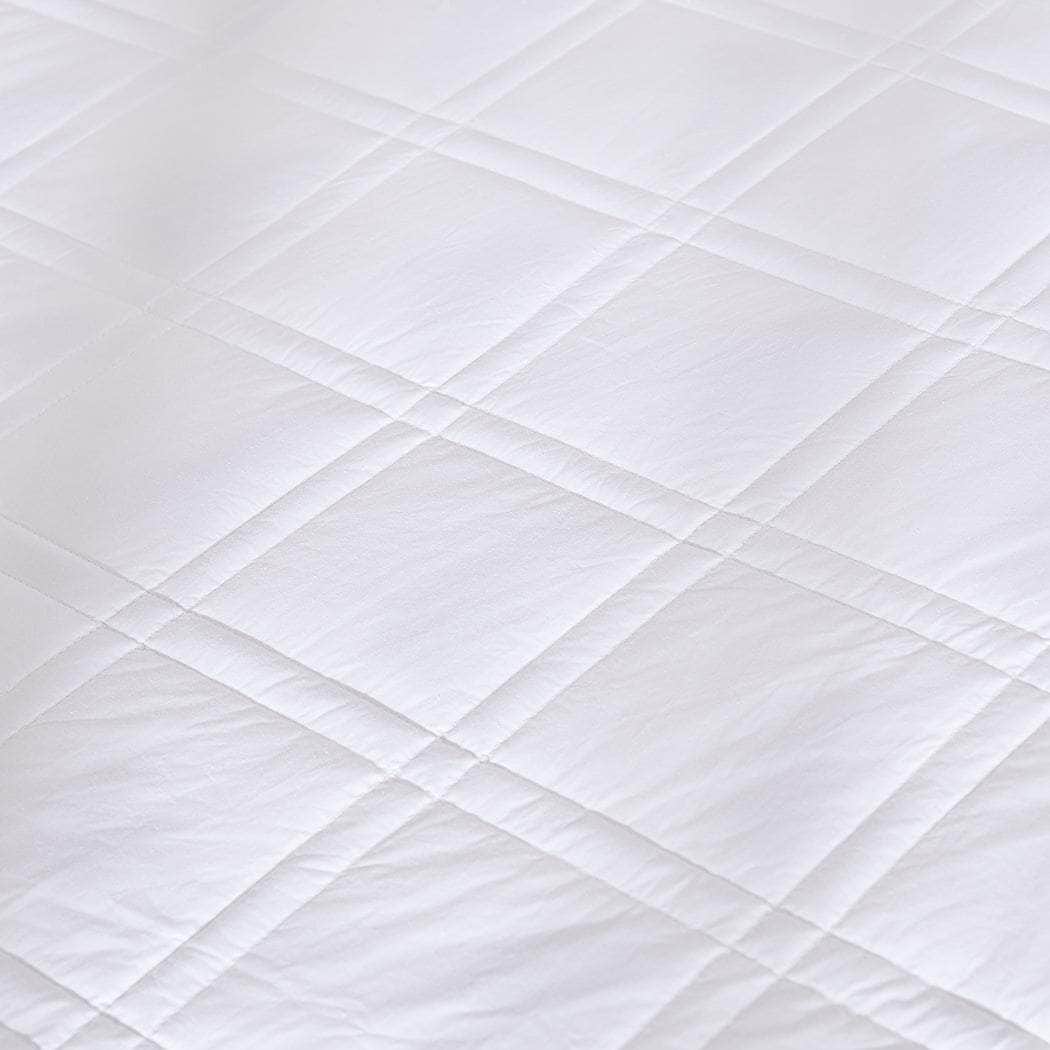 Weighted Blanket Summer Cotton White Single