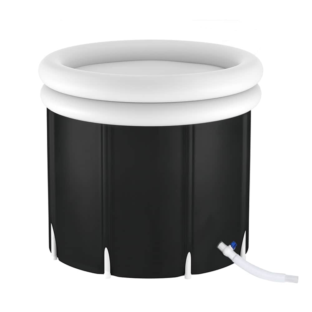 Weisshorn Portable Ice Bath Tub 70x80cm - Inflatable Folding Spa & Massage