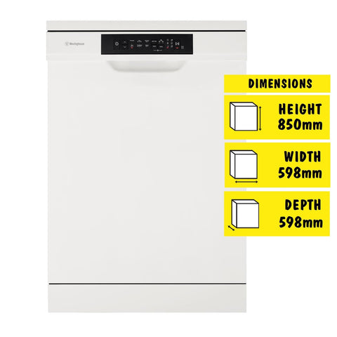 Westinghouse 13-Place Setting Freestanding Dishwasher (White)