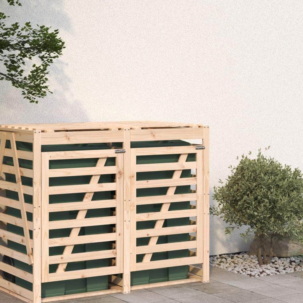 Waste Container Enclosures - Wheelie Bin Storage Extension Solid Wood Pine