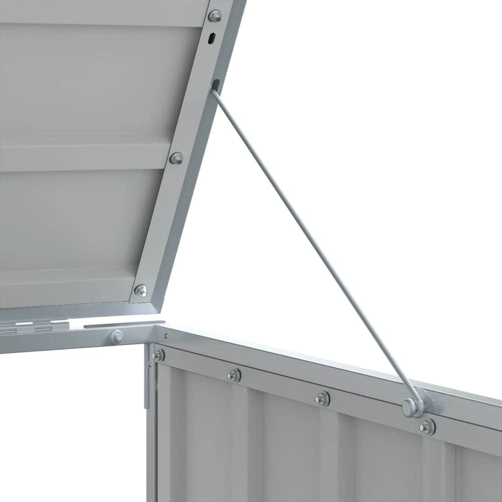 Wheelie Bin Storage for Triple Bins Trash Can Shed Anthracite Steel