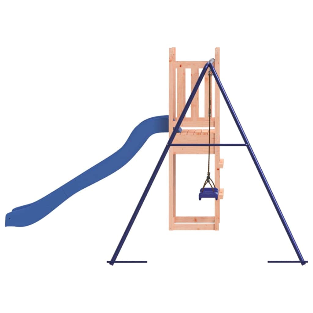 Whimsical Woodland Adventure: Slide, Swing & Playhouse Delight