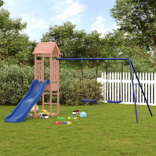 Whimsy Haven: The Ultimate Solid Wood Playhouse with Slide
