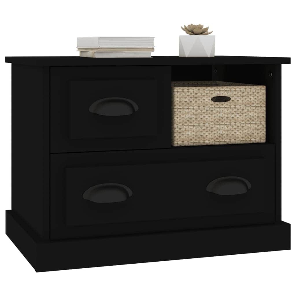 Whispering Elegance: White Bedside Cabinet
