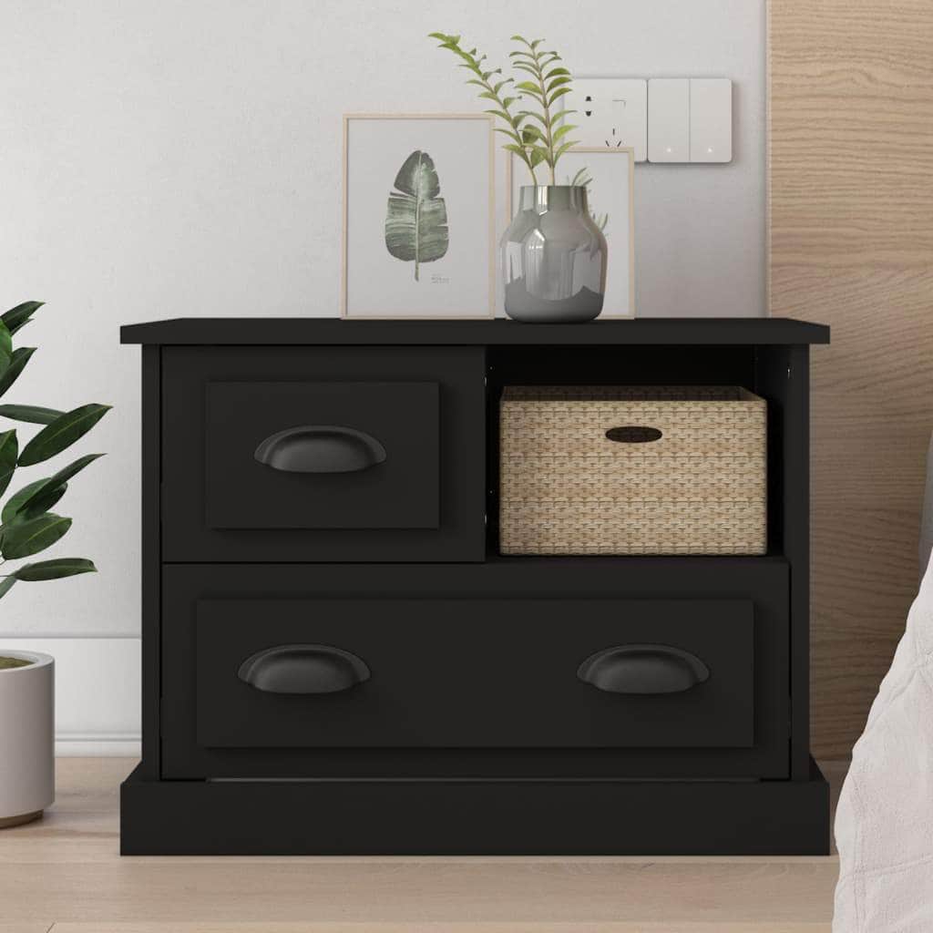 Whispering Elegance: White Bedside Cabinet