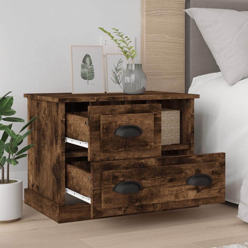 Whispering Elegance: White Bedside Cabinet