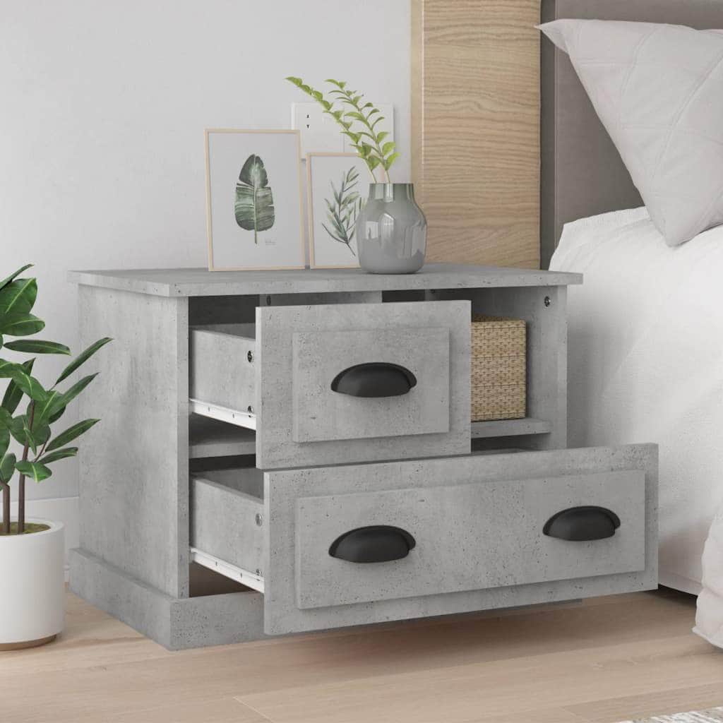 Whispering Elegance: White Bedside Cabinet