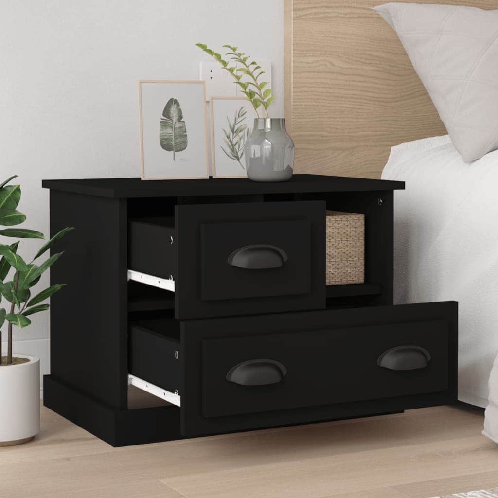 Whispering Elegance: White Bedside Cabinet