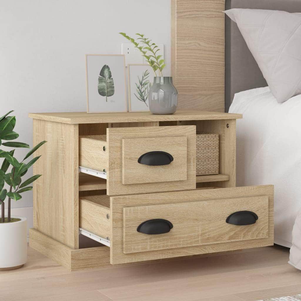 Whispering Elegance: White Bedside Cabinet