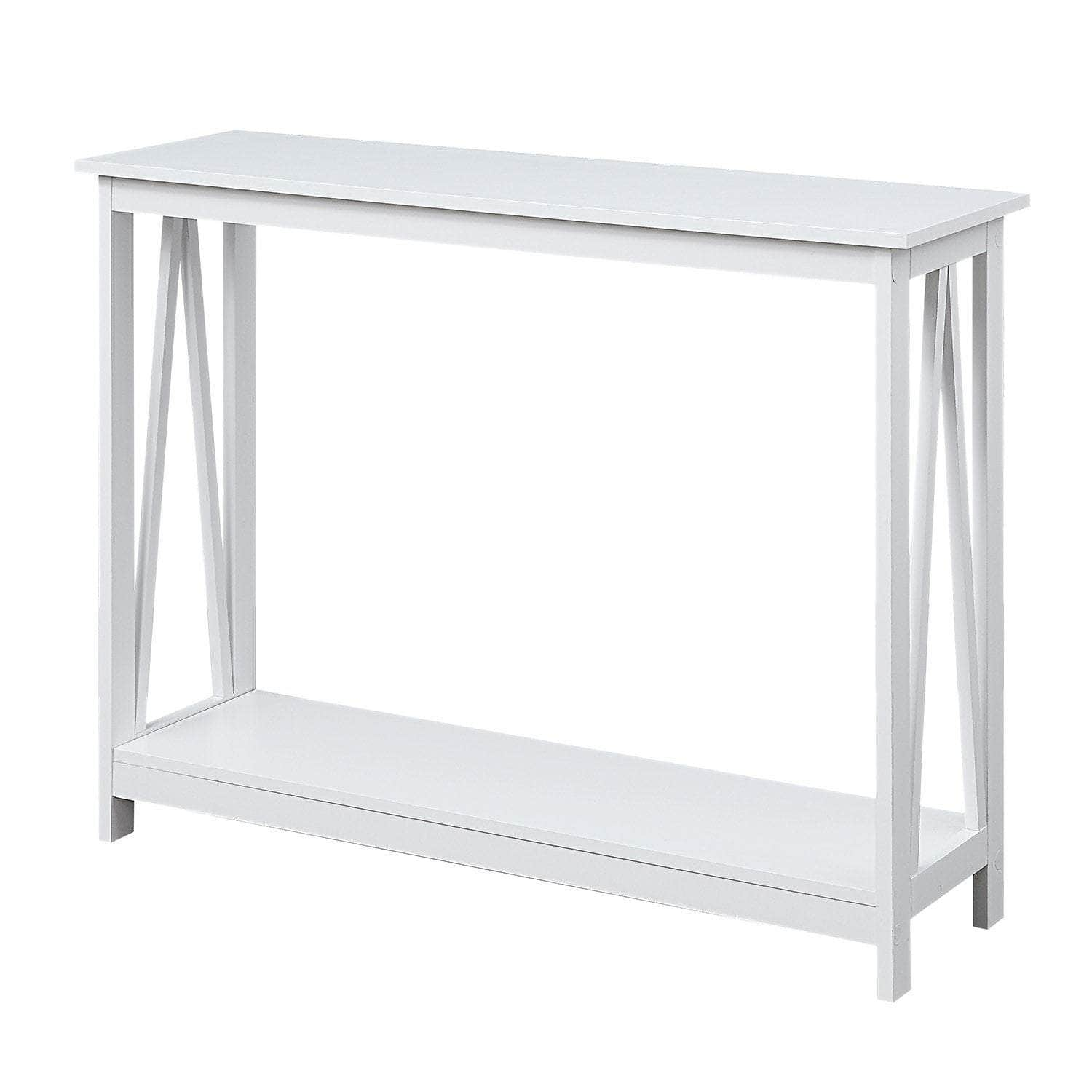 White A Frame Console Table for Chic Interiors