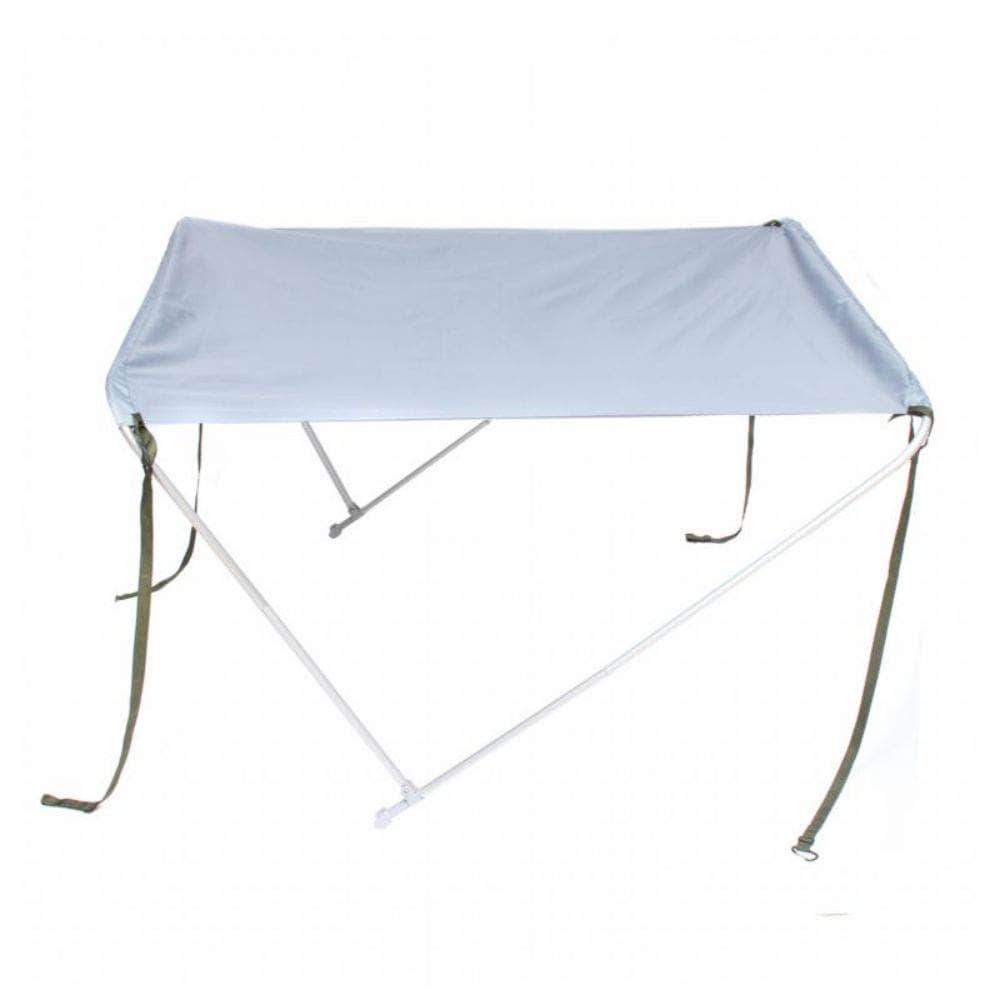 White Boat Foldable Anti-Uv Tent Sunshade Awning Bimini Top Canopy Cover