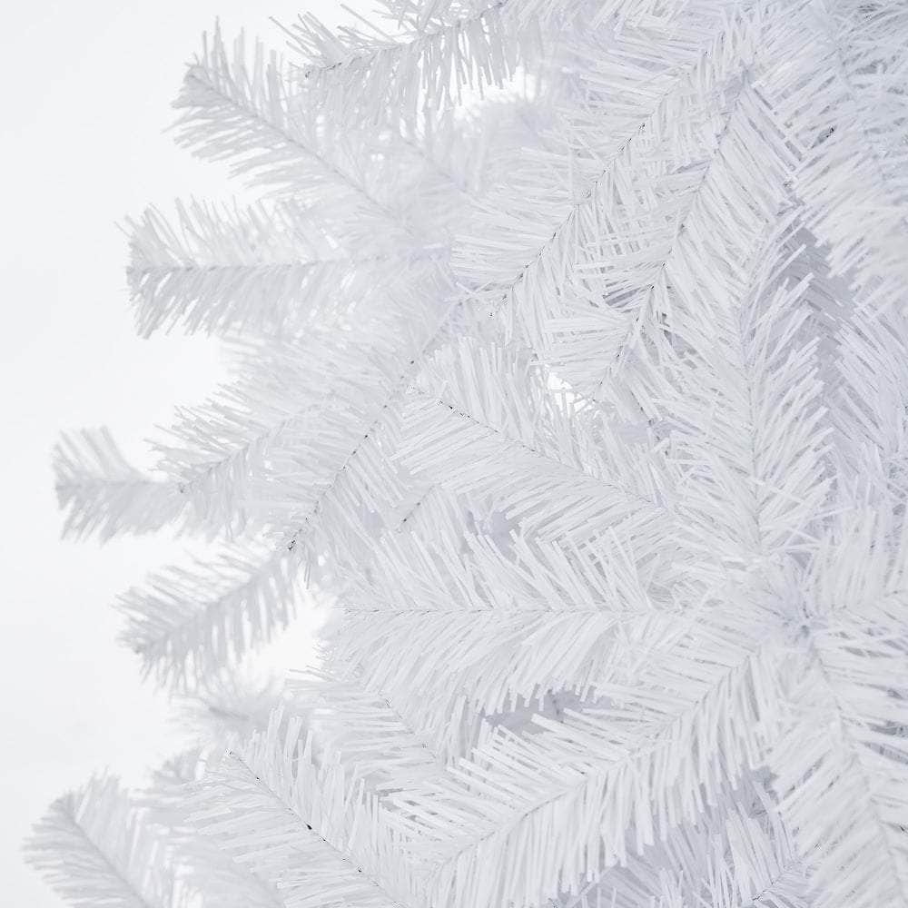 White Christmas Tree 1.8M 6FT 650 Tips Artificial Holiday Decoration
