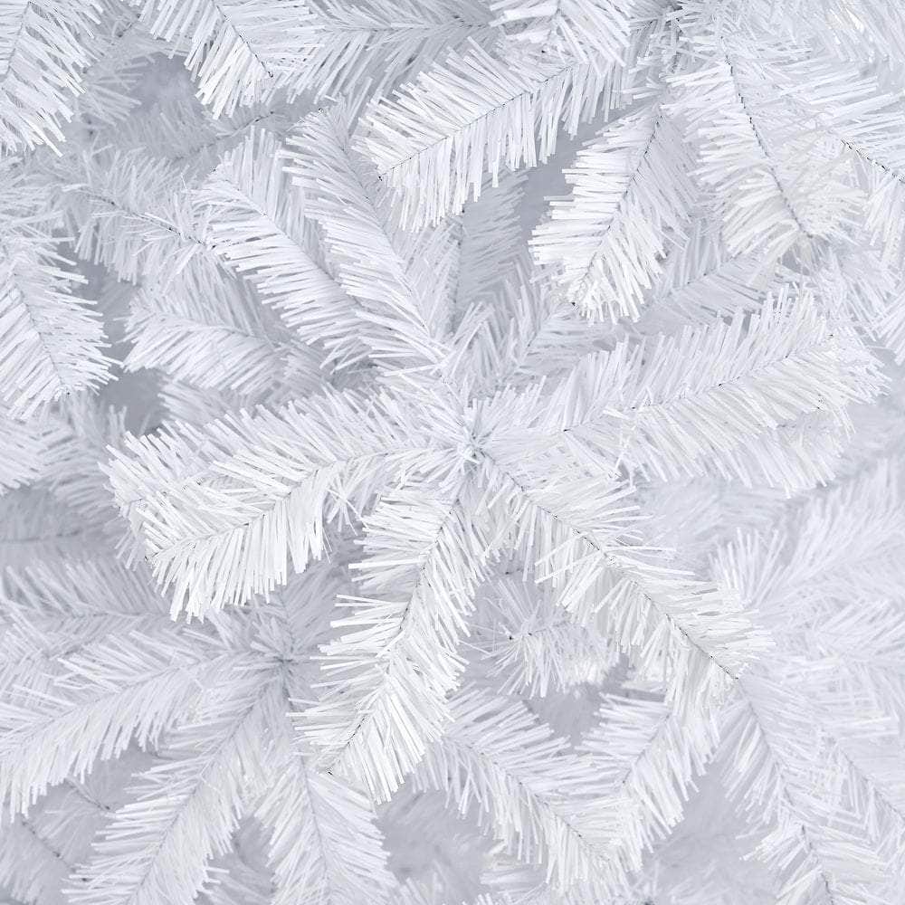 White Christmas Tree 1.8M 6FT 650 Tips Artificial Holiday Decoration
