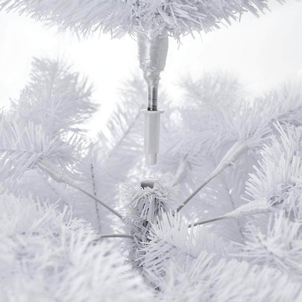 White Christmas Tree 1.8M 6FT 650 Tips Artificial Holiday Decoration