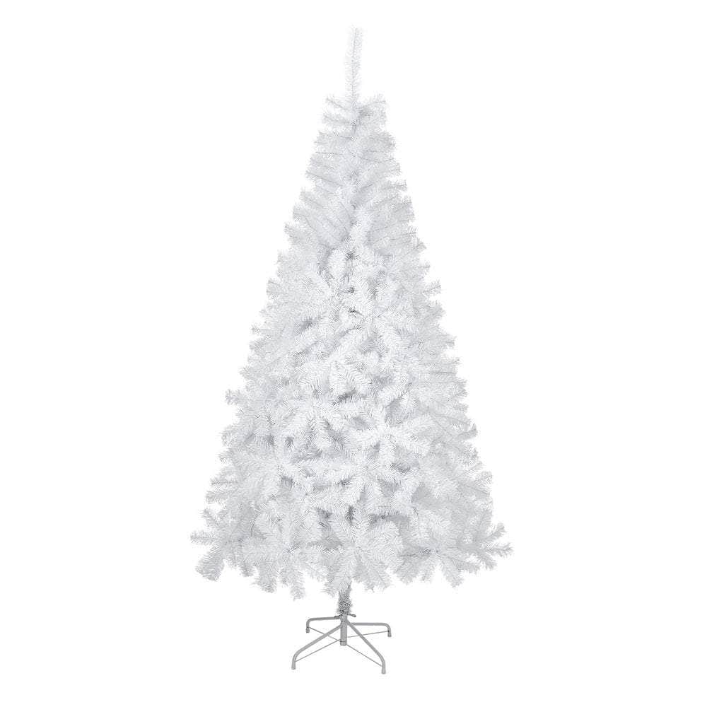 White Christmas Tree 1.8M 6FT 650 Tips Artificial Holiday Decoration
